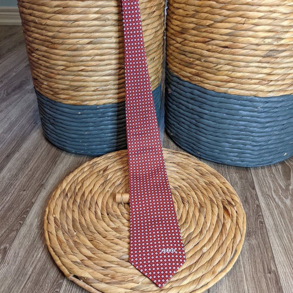 [2/$20] NWOT Men's - Necktie - Red with print